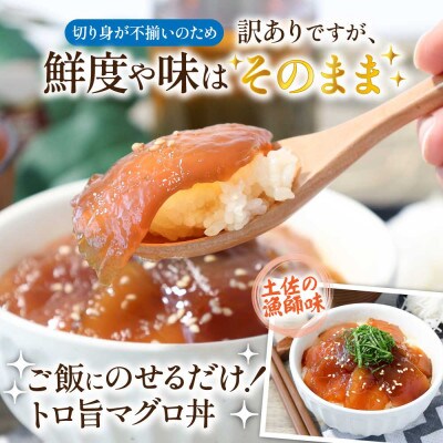 高知の海鮮丼の素「マグロの漬け」約80gx15パック【KYF149-xxx】