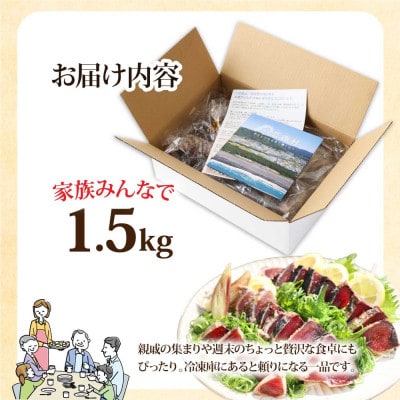 【毎月定期便】訳あり「カツオたたき約1.5kg」【t090kyf】全12回
