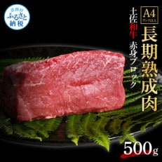 エイジング工法熟成肉土佐和牛特選赤身ブロック500g(冷凍)