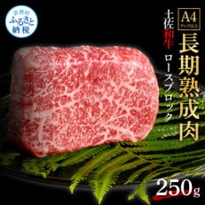 エイジング工法熟成肉土佐和牛特選ロースブロック250g(冷凍)