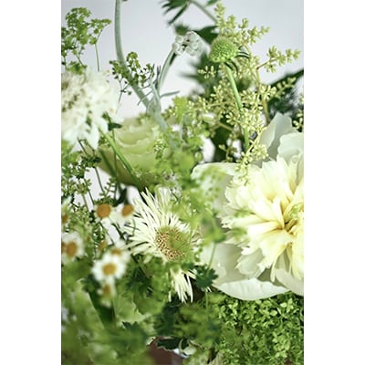 【毎月定期便】芸西村産季節の生花花束　一対　供花　仏花　初回花瓶付【t171tmf】全12回