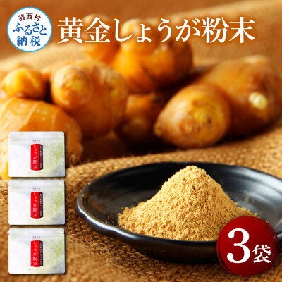 黄金しょうが粉末　50g×3袋【SNS008】
