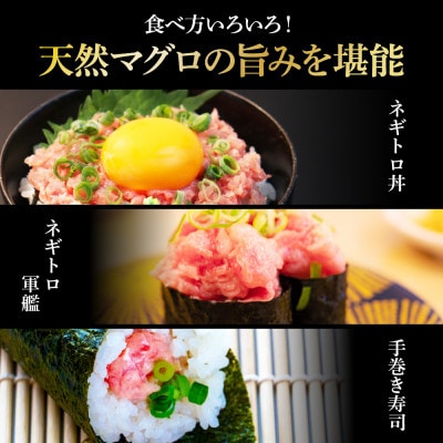 【毎月定期便】天然マグロのタタキ丼セット 65g×6P【t267kgp】全2回