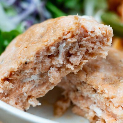 手ごね鮭ばーぐ レンチン 6パック 個包装 F4F-7708