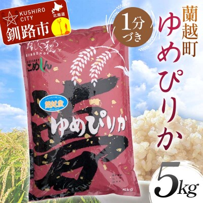 【令和7年産】【新米】 蘭越町産ゆめぴりか 5kg 1分づき 北海道産 米 コメ F4F-8954