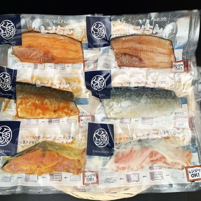 レンちん君漬魚6枚セット ほっけ さば さけ 鮭 秋鮭 西京漬 粕漬 釧路 北海道 F4F-8443