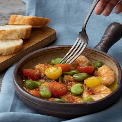 【直火OK】アヒージョ鍋(中サイズ/濃い茶)糸島市/窯元ろくろ/浅見大輔[AUJ005]