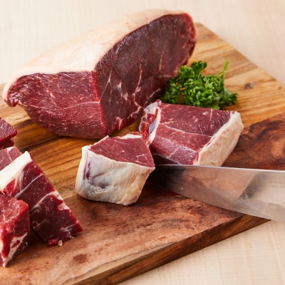 北海道 標茶町産 エゾ 鹿肉 モモ ブロック 1kg