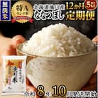 《令和8年産先行予約》【12ヵ月定期】滝川産ななつぼし無洗米 5kg 定期便 新米 特A 北海道