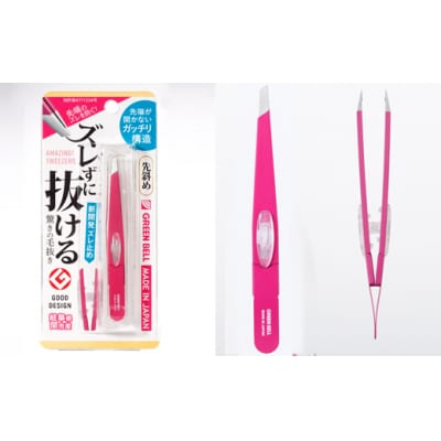 ズレずに抜ける驚きの毛抜き/ローズ先斜め GT-231 H8-131 