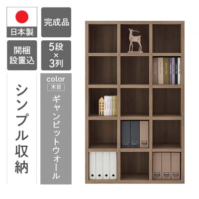 【ギャンビットウォール(グレージュ色)】シェルフ FBG 110T【46-1【5】】