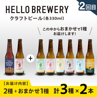 【全3回定期便】ご当地ビール飲み比べ定期便 クラフトビール 地ビール 糸島市 [AAH014]