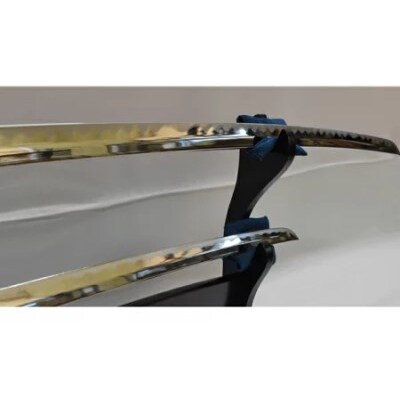 模造刀 飾り刀(金茶) 大小セット 刀掛け付き　( 濃州堂 )