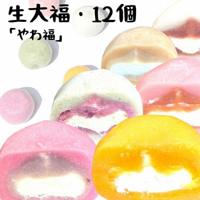 生大福　やわ福　アソート12個入り【0103701】