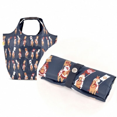 黒潮海苔店 オリジナル エコバッグ トートバッグ(ネイビー色) 相馬野馬追【0103801】