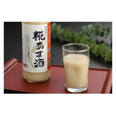 糀あま酒 3L (500ml×6本) | 味噌蔵 甘酒 ノンアルコール 国産 若松味噌醤油店