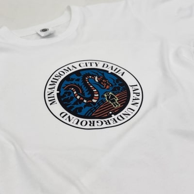 南相馬市 マンホールTシャツ 白 Mサイズ【4900201】