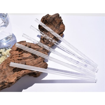 iriser(イリゼ)ガラスストロー「フロストシリーズ」 5本セット 15cm 【08027】