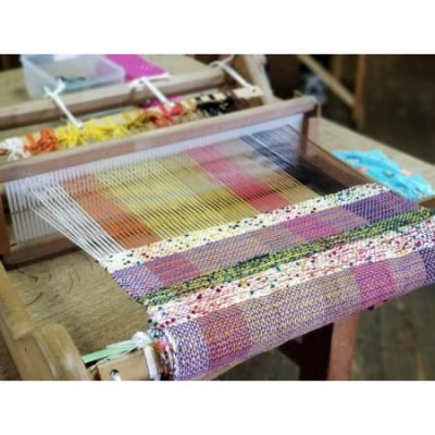 「はたらくぼく」刺しゅうトートバック&ランチトート&さをり織りコースター2枚【37001】