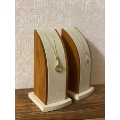 ハーフビットネックレス　ゴールド【3800201】