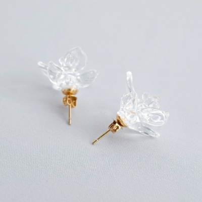 iriser(イリゼ)ミズアオイ ピアス【08029】