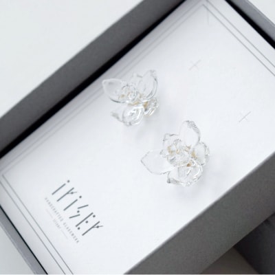 iriser(イリゼ)ミズアオイ ピアス【08029】