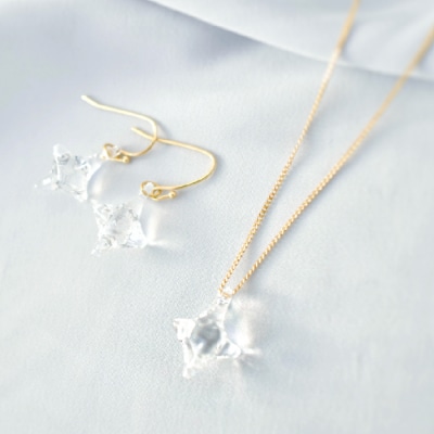 iriser(イリゼ)Hikari ネックレス・ピアス セット【08049】