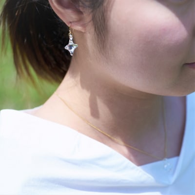 iriser(イリゼ)Hikari ネックレス・ピアス セット【08049】