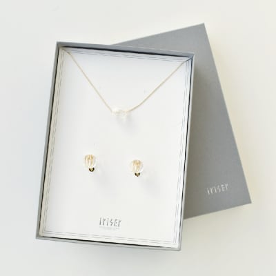 iriser(イリゼ)オフショア ネックレス・イヤリング セット【08043】