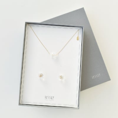 iriser(イリゼ)オフショア ネックレス・ピアス セット【08042】