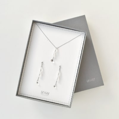iriser(イリゼ)アンフィニ ネックレス・ピアス セット【08044】