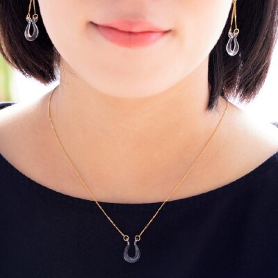 iriser(イリゼ)ていてつ ネックレス・イヤリング セット【08041】