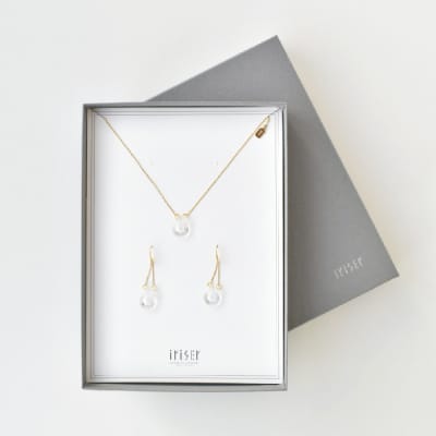 iriser(イリゼ)ていてつ ネックレス・ピアス セット【08040】