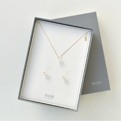 iriser(イリゼ)おだかうめ ネックレス・ピアス セット【08038】