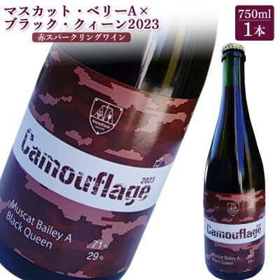 マスカット・ベリーA×ブラック・クィーン2023　赤スパークリングワイン【64007】