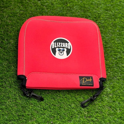 【G01-NM】ヘッドカバー　サーモンピンク(アイアン用)ネームプリント付き【55087】