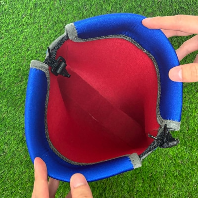 【G01-NM】ヘッドカバー　ロイヤルブルー(アイアン用)ネームプリント付き【55090】