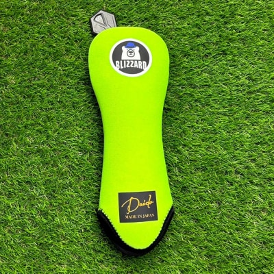 【G02-FW-NM】ヘッドカバー　ライトグリーン(フェアウェイウッド用)ネーム付き【55096】