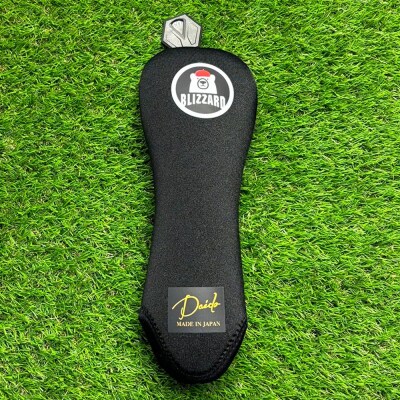 【G02-FW-NM】ヘッドカバー　ブラック(フェアウェイウッド用)ネームプリント付き【55097】