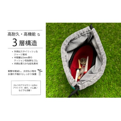 ゴルフ アクセサリー用 ネオポーチ オレンジ G04 【74249-001-01】