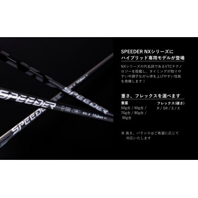 リシャフト SPEEDER NX HB フジクラ ハイブリッド用  【65259-001-02】