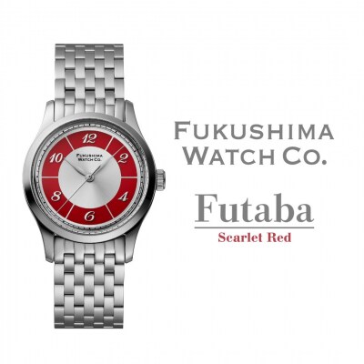自動巻腕時計 Futaba/Scarlet Red 日本製【145855-002-02】