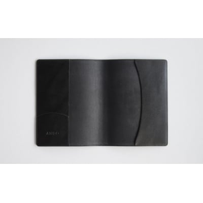 高級フレンチレザー ブックカバー ダークブラウン カーフ | カーフレザー 文庫本サイズ 牛革