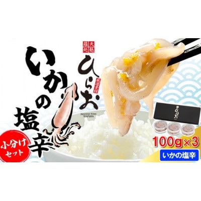 天麩羅処 ひらお いかの塩辛  計300g(100g×3個)