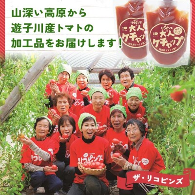 <ちょっぴりピリ辛で大人も満足!大人ケチャップ4個セット>　トマト　加工品　城川　チリソース　万能