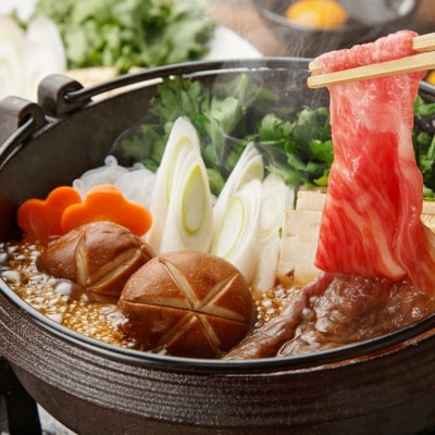 飛騨牛肩ロース・ももすき焼きセット 各400g 【11-20】