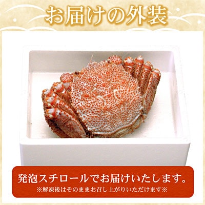 【12/31決済分まで1月配送】ボイル毛蟹800g前後×1尾 F-07011