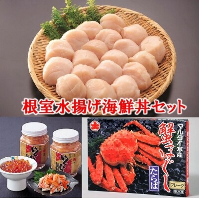 【12/31決済分まで1月配送】【北海道根室産】根室水揚げ海鮮丼セット C-01001