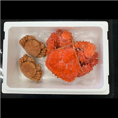 【12/31決済分まで1月配送】【北海道根室産】花咲がにと毛がに2尾 D-01017