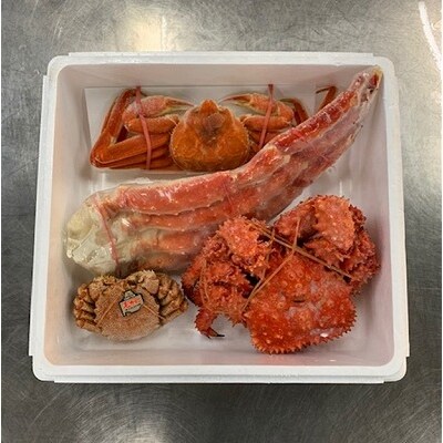 【12/31決済分まで1月配送】かに4種食べ比べ E-01013